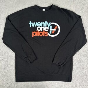 Twenty One Pilots Vessel Anniversary Crewneck Sweatshirt 2XL Black